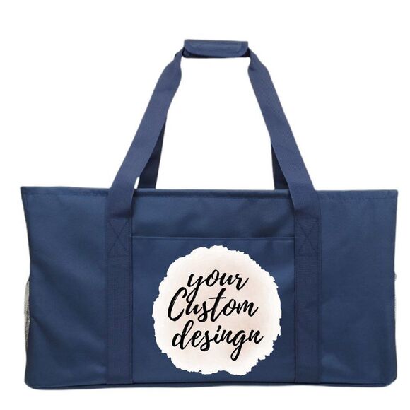 "CUSTOM " Multipurpose Utility Tote - Midnight Blue - Picture 1 of 14